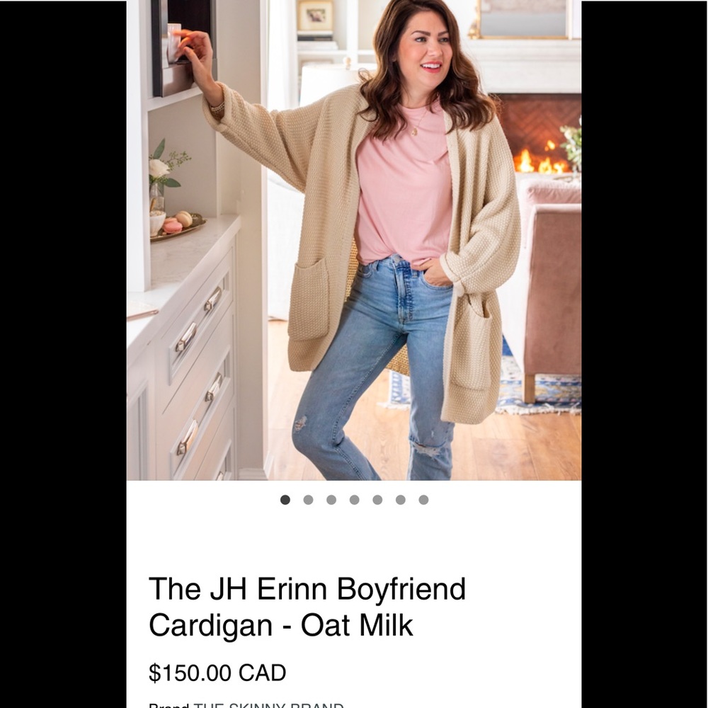 ❤️Jilly box Jillian Harris boyfriend cardigan!!
